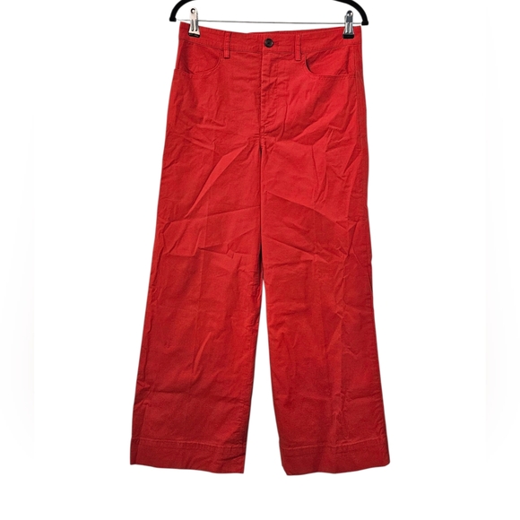 NWT J.Crew Factory High-rise Wide-leg Cropped Pant Size 27 - Picture 2 of 9